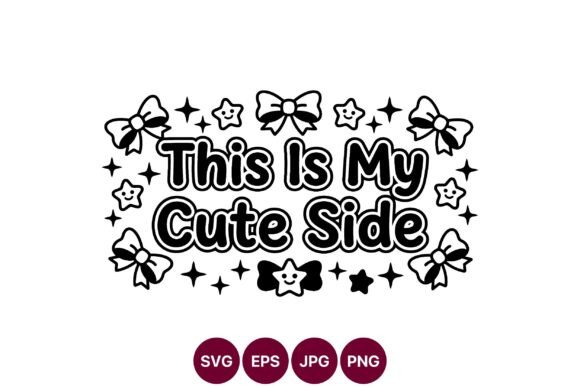 Cute Side Fun SVG Design – Perfect Graphics for Kawaii Crafters & Etsy Sellers