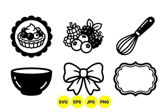 Cute Vintage Kitchen Clipart Set: Practical Graphics for Etsy & Creative Sellers