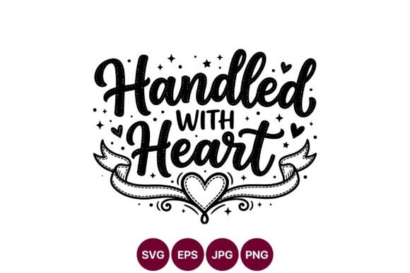 Hand Lettered Heart Design: Elegant Graphics for Bloggers and Digital Publishers
