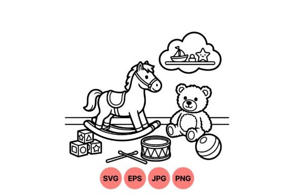 Kids Toy Clipart Design Set Review for Real Embroidery Projects