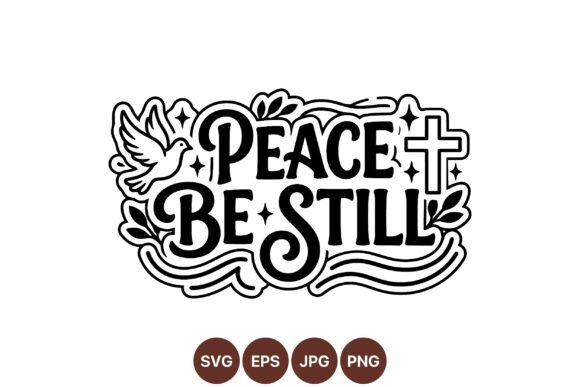 Peace Be Still Religious Clipart: A Thoughtful Design Element for Local Branding and Packaging