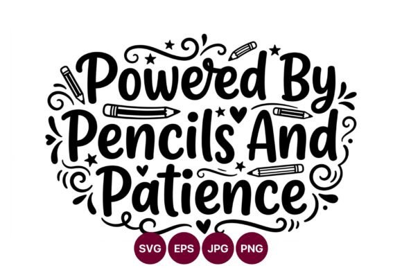 Powered by Pencils and Patience Hand: A Handwritten Graphic for Thoughtful Blog Design
